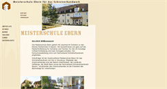 Desktop Screenshot of meisterschule-ebern.de