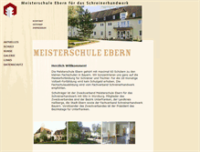 Tablet Screenshot of meisterschule-ebern.de