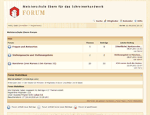 Tablet Screenshot of forum.meisterschule-ebern.de